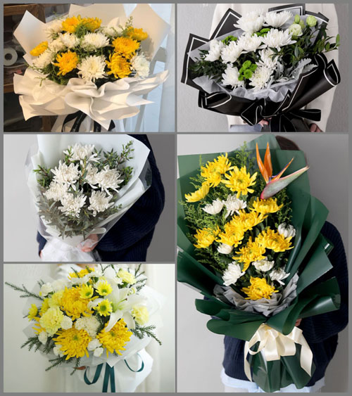 陕西西安市蓝田县华胥镇白事花束代送